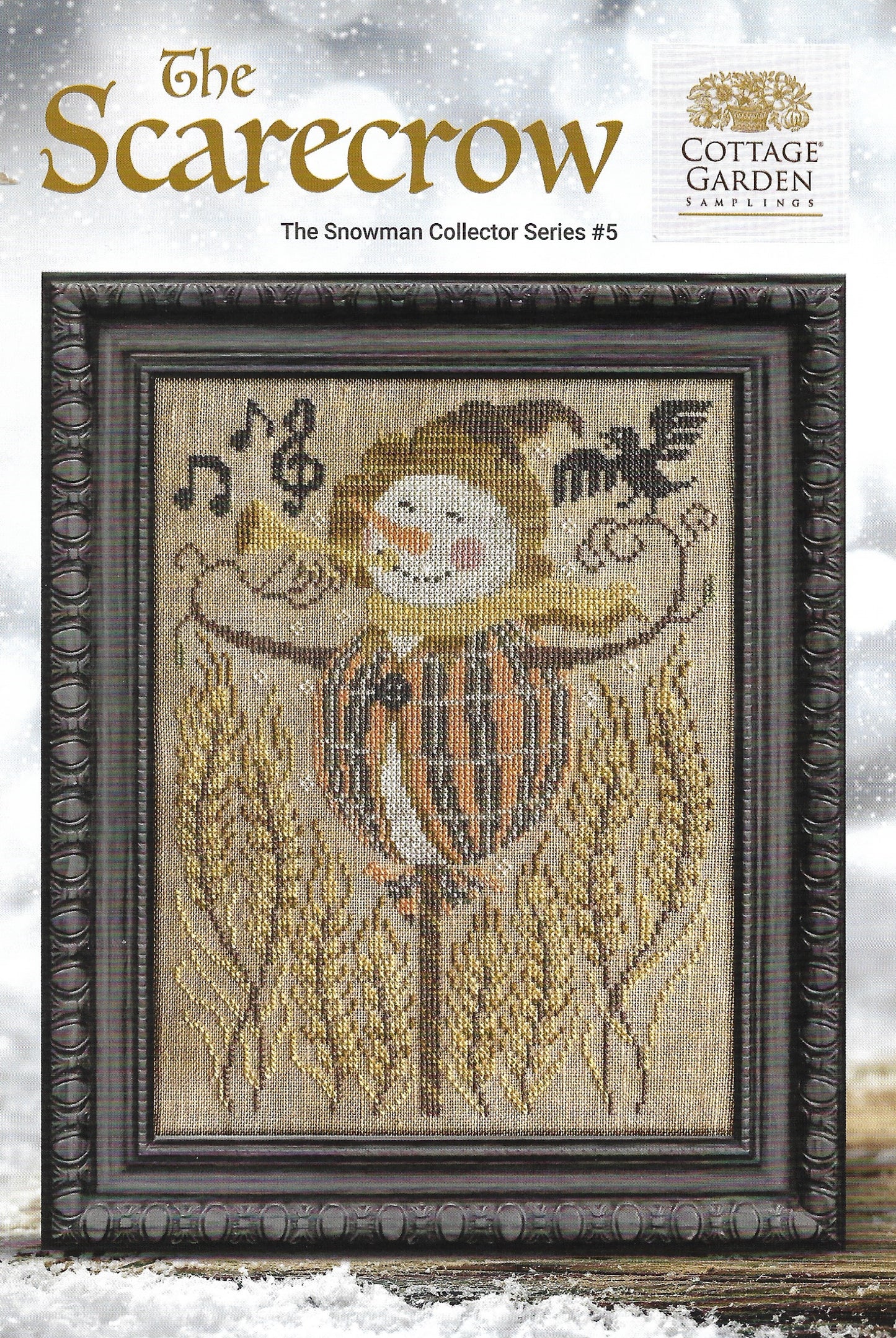 Cottage Garden Samplings - Snowman Collector - The Scarecrow