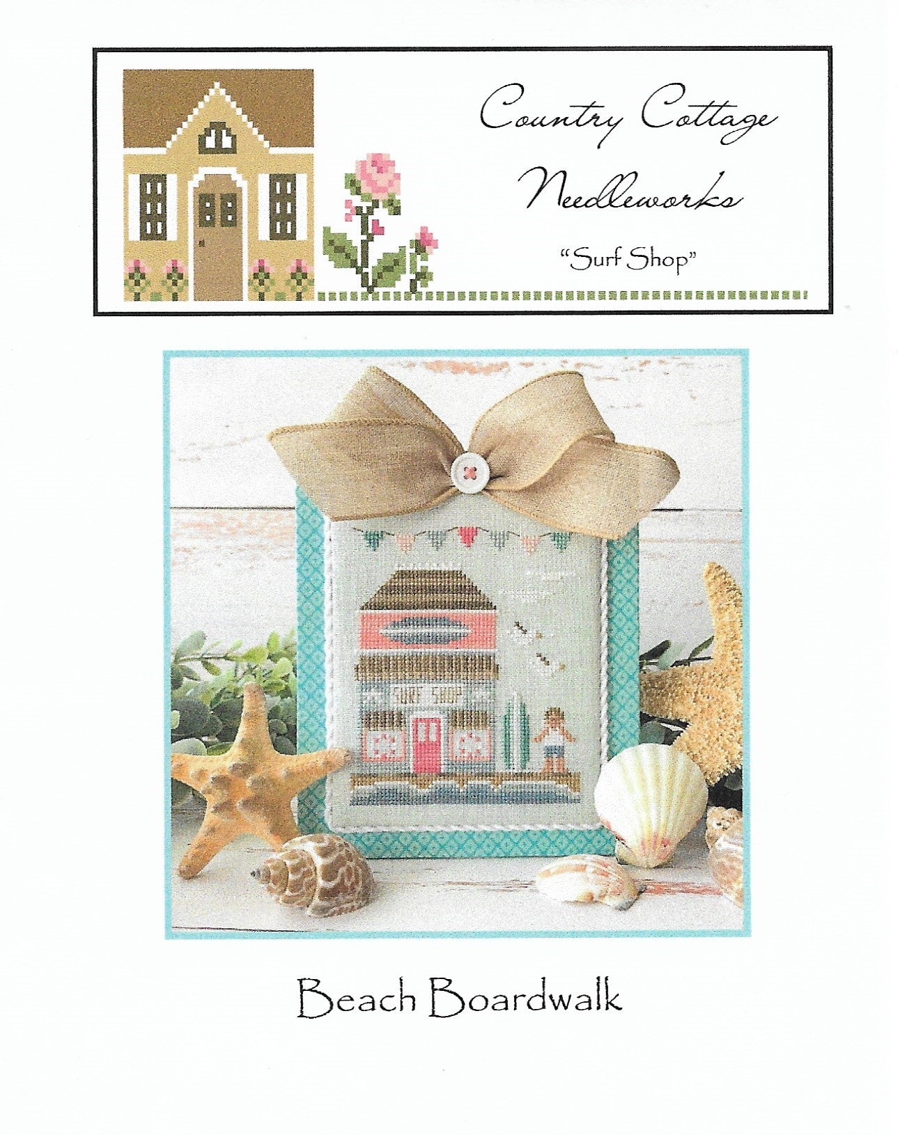 Country Cottage Needleworks - Beach Boardwalk -  Set of 7 Charts