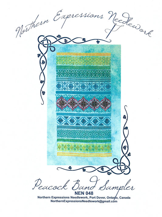 Northern Expressions Needleworks - Peacock Band Sampler